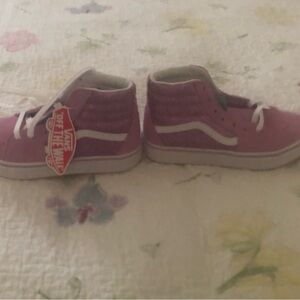 Vans Pink High-Top Sneakers Classic Style